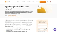 Növelje ügyfelei elégedettségét ügyfélszolgálat követési email sablonjainkkal. Örvendeztesse meg ügyfeleit csillagos szolgáltatással ma!