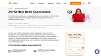 Hogyan veheti fel a kapcsolatot a ZOHO ügyfélszolgálatával e-mailben, élő csevegésben, telefonon, közösségi média támogatással és önkiszolgáló támogatással.