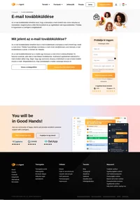Az e-mail továbbküldése lehetővé teszi e-mail továbbítását a domainje e-mail-címéről egy másik e-mail-címre. További információért kattintson ide.