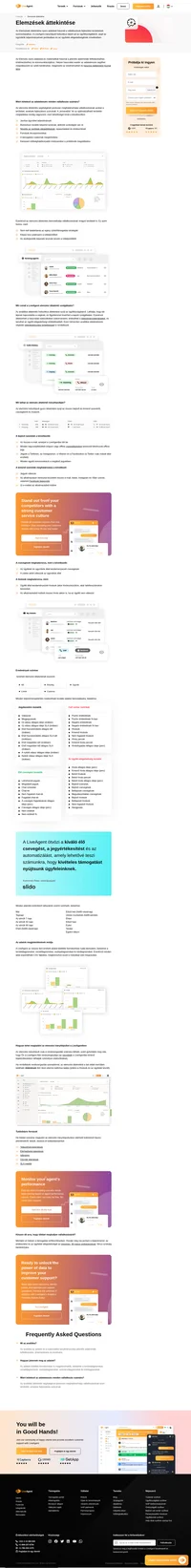 A LiveAgent elemzési áttekintő irányítópult funkciójával átfogó áttekintést kaphat az ügyfélszolgálat erőfeszítéseiről, és azonnal javíthatja vállalkozását.