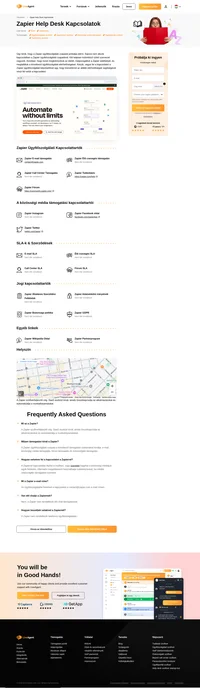 Hogyan veheti fel a kapcsolatot a Zapier ügyfélszolgálatával e-mailben, élő csevegésben, telefonon, közösségi média támogatással és önkiszolgáló támogatással.