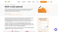 Használja ki vonzó RSVP e-mail sablonjainkat online és offline eseményekhez egyaránt. Ismerje meg, mit tegye és mit ne az egyszerű útmutatónk segítségével.