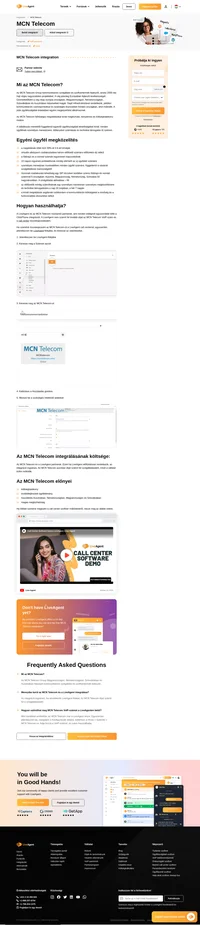 Az alábbi egyszerű lépéseket követve MCN Telecom VoIP-száma most könnyedén integrálható a LiveAgent telefonközpontjába.