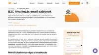 Kovácsoljon előnyt a magasan konvertáló, teljesen testre szabható B2C hivatkozás email sablonjainkból más hasznos tippekkel és trükkökkel egyidejűleg.