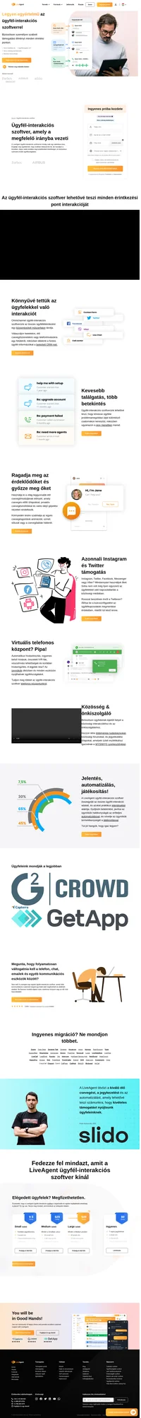 Jusson előrébb az ügyfél-interakciós szoftverrel még ma. Tartsa nyomon az összes ügyfélkérést, és javítsa az ügyfélélményt minden csatornán.