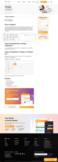 A Vohippo egy távközlési vállalat, amely VoIP-számokat biztosít. A LiveAgent együttműködik a Vohippo-val. Tudjon meg többet a lehetőségekről és az előnyökről.