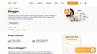 A Blogger egy népszerű és ingyenes blog típusú tartalomkezelő rendszer, amely támogatja a LiveAgent élő csevegés beillesztését is.