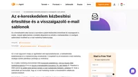 A LiveAgent ingyenes, használatra kész e-kereskedelmi e-mail sablonokat hozott létre minden olyan vállalkozás számára, amely professzionális ügyfélszolgálatot kíván nyújtani.