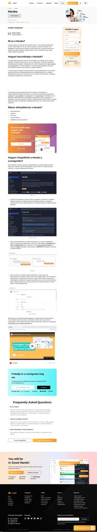 A Haraka hatékony és nagy teljesítményű SMTP szerver, amely különösen nagy forgalmú webhelyek számára alkalmas.