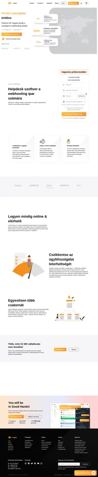 Szükségük van az Ön hostingját használó ügyfeleknek a jobb segítségnyújtásra? Adja meg nekik a megfelelő szoftverrel. Próbálja ki a LiveAgent -et 14 napig ingyenesen, kötöttségek nélkül.