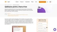 Chat-ul live este încă cel mai popular canal de comunicare digitală cu clienții. Consultați șabloanele noastre gratuite de chat live și utilizați-le imediat.