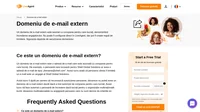 Un domeniu de e-mail extern este o adresă de e-mail care este asociată cu compania pentru care lucrați. Contactați-ne pentru mai multe informații.