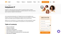 Helpdesk-ul it este un tip de help desk oferit de serviciul de asistență tehnică. Biroul de asistență tehnică stochează datele de contact ale clienților și gestionează cererile.