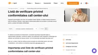 Siguranța ar trebui să fie prioritatea dvs. Lista noastră de verificare privind conformitatea call center-ului vă asigură că acesta este protejat împotriva oricăror amenințări și scurgeri.