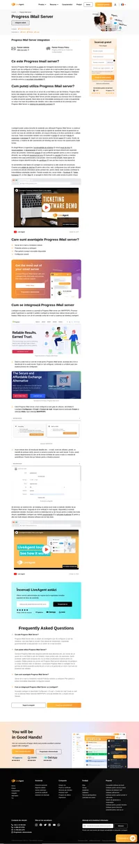 Progress IMail Server este un sistem de mesagerie electronică fiabil și versatil, care poate fi configurat și întreținut cu ușurință.