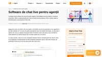 Captivați clientela agenției dvs. și oferiți asistență instantanee vizitatorilor site-ului web cu cel mai rapid software de chat live de pe piață.