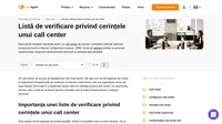 Înființați un call center? Verificați dacă îndepliniți toate condițiile din lista de verificare privind cerințele de call center - nu omiteți niciun pas și bifați căsuțele.