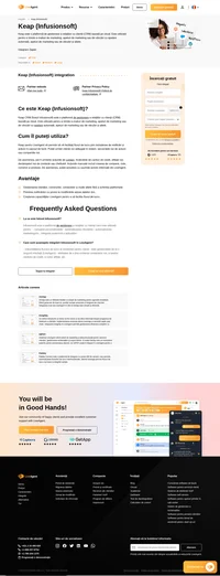 Gestionați-vă relațiile cu clienții cu integrarea Infusionsoft și țineți evidența informațiilor importante din panoul dvs. de bord.