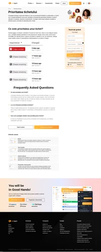 Liveagent atribuie prioritatea în mod automat prin metoda "primul venit, primul servit" dacă nu ați configurat niveluri de sla, liveagent atribuie prioritatea în mod automat.