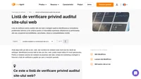 Este site-ul dvs. sănătos și interesant pentru vizitatori? Puneți în aplicare pașii din lista de verificare a auditului site-ului nostru web și Google vă va aprecia site-ul web.