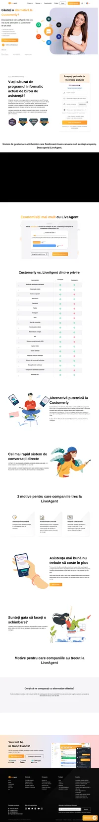 LiveAgent este soluția omnicanal supremă pentru compania dumneavoastră. Profitați de cele peste 175 de caracteristici și de peste 40 de integrări și instrumente excelente chiar astăzi.