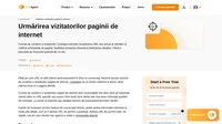 Funcția de urmărire a vizitatorilor paginii de internet din programul informatic de birou de asistență vă permite să vizualizați adresa URL actuală a clienților din cadrul conversațiilor și să primiți notificări atunci când aceștia trec de la o pagină web la alta.
