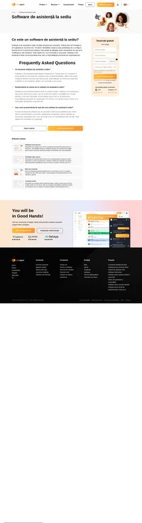 Software-ul de asistență la sediu vă oferă infrastructura necesară. Trebuie doar să îl instalați și să îl găzduiți pe serverele dvs. Astfel, economisiți timp și bani.