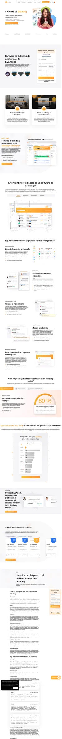 Explorați o selecție de programe de ticketing care sunt cele mai utilizate pe piață. Alegeți instrumentul ideal de ticketing și ridicați serviciul dvs. pentru clienți până la lună.