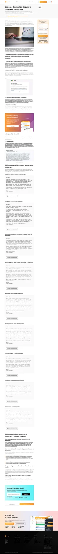 LiveAgent has created free, ready-to-use email templates for any company or an individual seeking to provide professional customer service.