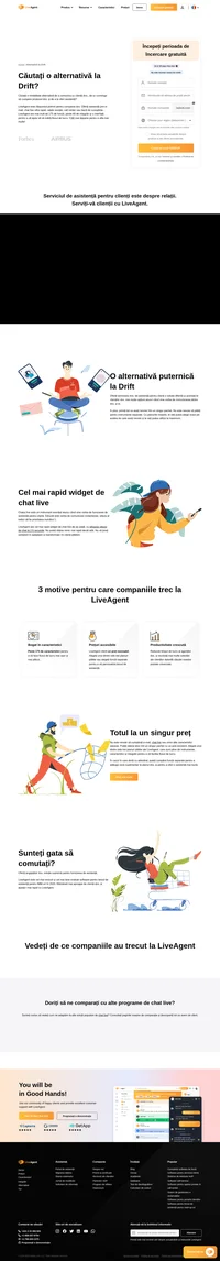 LiveAgent are mai mult de 175 de funcții, peste 40 de integrări și o interfață pentru a vă ajuta să vă măriți fluxul de lucru. Vedeți unul dintre planurile noastre plătite sau alegeți funcțiile.