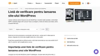 Lista noastră de verificare pentru lansarea site-ului WordPress vă va ajuta să vă pregătiți proiectul pentru creștere fără erori inutile. Cel mai bun ghid punct cu punct.