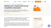 Șabloanele de e-mail privind coșul de cumpărături abandonat de la LiveAgent vă vor reangaja clienții și îi vor convinge să își finalizeze achiziția.