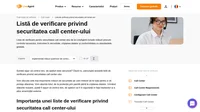 Securitatea centrelor de apeluri este o problemă serioasă, care nu trebuie tratată cu ușurință. Urmați această listă de verificare a securității centrelor de apeluri pentru a fi protejați.