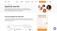 Agenții de chat live sunt angajați care răspund la întrebările și solicitările clienților prin chat live. Aceștia oferă răspunsuri clienților în timp real.