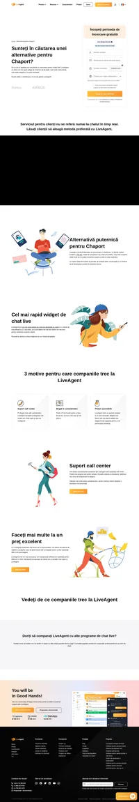 LiveAgent este o soluție de asistență care conectează mai multe platforme într-o singură interfață. Aflați despre alternativa Chaport și începeți să obțineți avantaje comerciale.