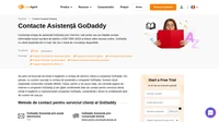 Cum să contactați serviciul clienți GoDaddy prin e-mail, asistență prin chat live, număr de telefon, asistență pe rețelele de socializare și asistență cu autoservire.
