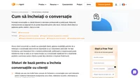 Învățați cum să încheiați o conversație în mod profesionist, politicos și cu stil, cu ajutorul șabloanelor noastre predefinite pentru toate canalele de comunicare.