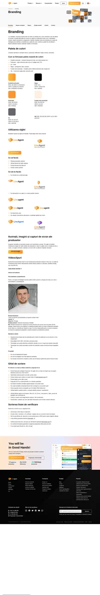 Descoperă ghidul de branding LiveAgent care îmbină creativitatea cu funcționalitatea. Explorează paleta noastră de culori vibrante, inclusiv semnătura „portocaliu californian”, și învață să folosești elementele vizuale minimaliste și flexibile pentru a te conecta mai bine cu publicul țintă. Află cum stilul nostru editorial și personalitatea cumpărătorului pot transforma marketingul tău în succes. Vizitează pentru a vedea cum să creezi conținut captivant și eficient!