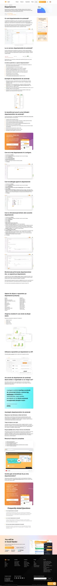 Organizați-vă asistența în departamente și direcționați tichete către agenții care sunt cel mai bine echipați pentru a se ocupa de ele.