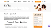 Helpchat este o funcție care oferă clienților și vizitatorilor posibilitatea de a lua legătura cu reprezentanții clienților. Aceștia îi pot contacta oricând.