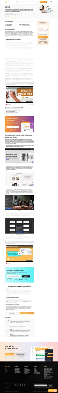 Construiți site-uri web de afaceri și magazine online uimitoare cu sistemul de construcție simplu și puternic al Ucraft, de tip glisare și fixare.