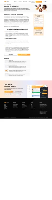 Un centru de asistență (numit și bază de cunoștințe/portal pentru clienți) este un site web conceput de companie pentru a ajuta clienții să rezolve problemele cu care se confruntă.