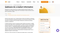 Utilizați șabloanele noastre de e-mailuri informative pentru rezolvări de e-mailuri, anunțuri la nivel de companie, e-mailuri de asigurare și multe altele.
