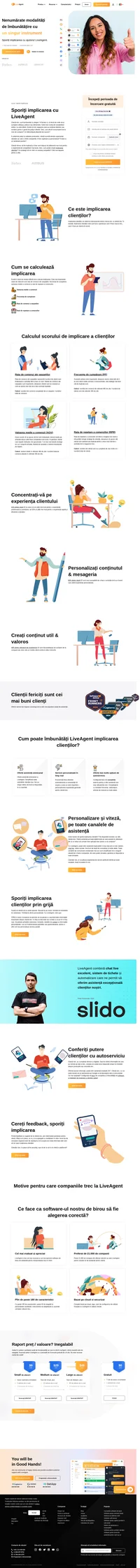 Sporiți implicarea clienților cu ajutorul asistenței omnicanal personalizate. Lăsați-vă clienții cu un sentiment extraordinar de fiecare dată când interacționează cu afacerea dvs.