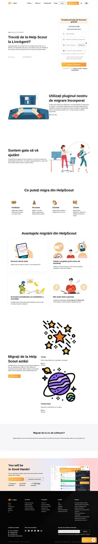 Migrarea de la HelpScout la LiveAgent este la fel de ușor ca plăcinta. Urmați ghidul nostru pas cu pas și faceți-o singur sau contactați-ne pentru a vă ajuta.