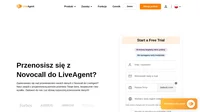 Nasz zespół obsługi klienta z przyjemnością pomoże Ci przenieść Twoje dane z Novocall, bezpiecznie i bez wysiłku. Już dzisiaj dołącz do LiveAgent i zapewnij swoim klientom lepszą obsługę.