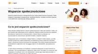 Wsparcie społecznościowe jest niezbędny w przypadku niektórych marek lub firm e-commerce, w których klienci to milenialsi. Integracja strony na Facebooku i Twitterze.