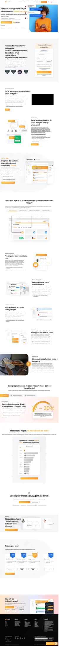 Wsparcie przez czat na żywo to kluczowe narzędzie w pozyskiwaniu nowych klientów. Załóż darmowe konto LiveAgent z czatem na żywo już dziś.