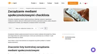 Chcesz zarządzać mediami społecznościowymi jak profesjonalista? Za pomocą tej checklisty zarządzania mediami społecznościowymi Twoje konta wystartują.