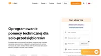 Rozwijaj się jako jednoosobowa firma lub jako freelancer dzięki LiveAgent, najczęściej recenzowanemu i najlepszemu oprogramowaniu do pomocy technicznej dla małych i średnich firm w 2020 roku. Pozostań bliżej swoich klientów i pomagaj im szybciej dzięki LiveAgent.